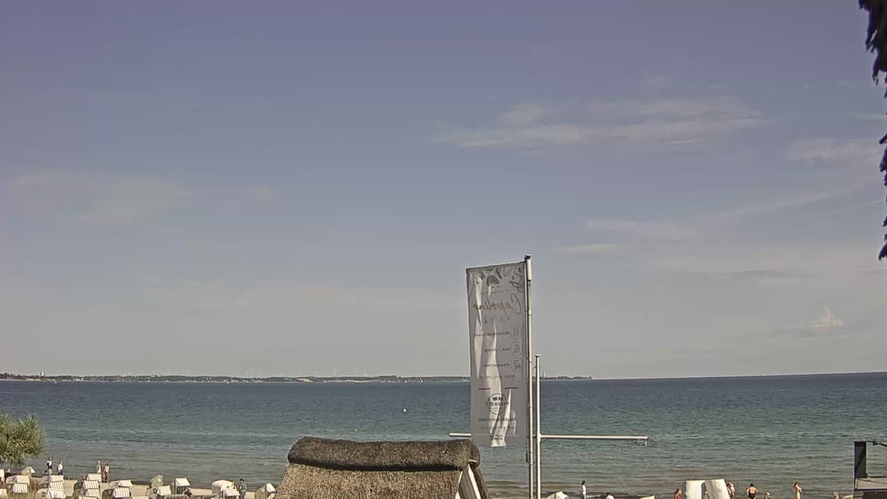 Archiv Foto Webcam Scharbeutz Strand: Blick vom Restaurant Capolino