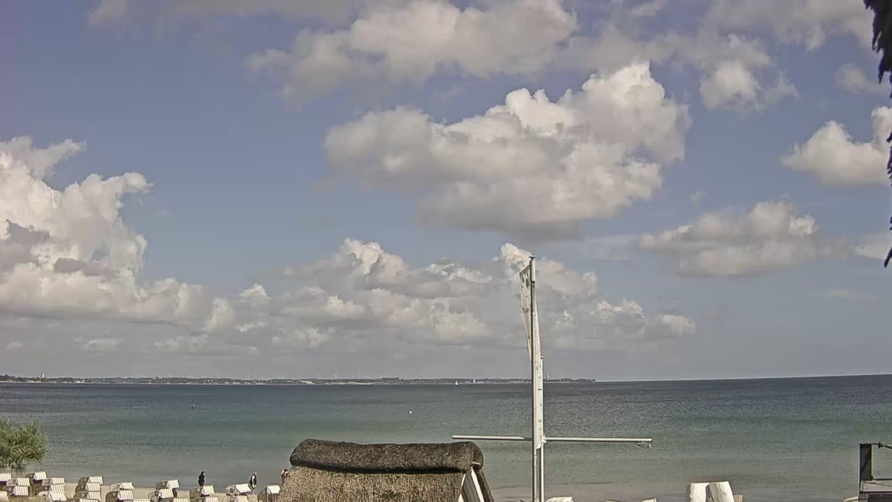 Archiv Foto Webcam Scharbeutz Strand: Blick vom Restaurant Capolino