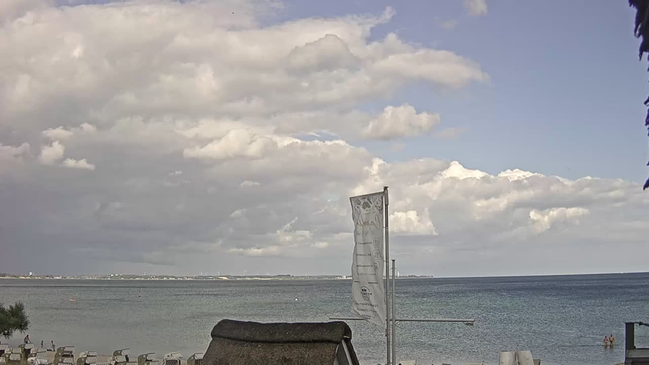 Archiv Foto Webcam Scharbeutz Strand: Blick vom Restaurant Capolino