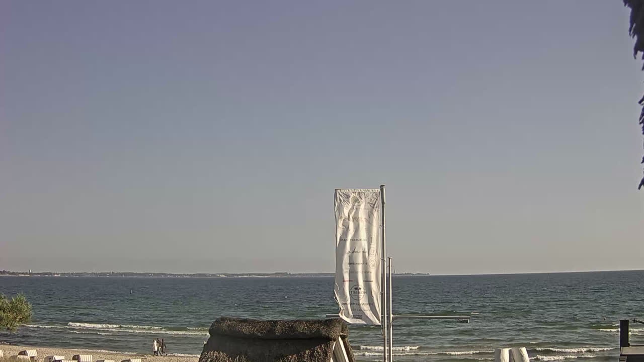 Archiv Foto Webcam Scharbeutz Strand: Blick vom Restaurant Capolino