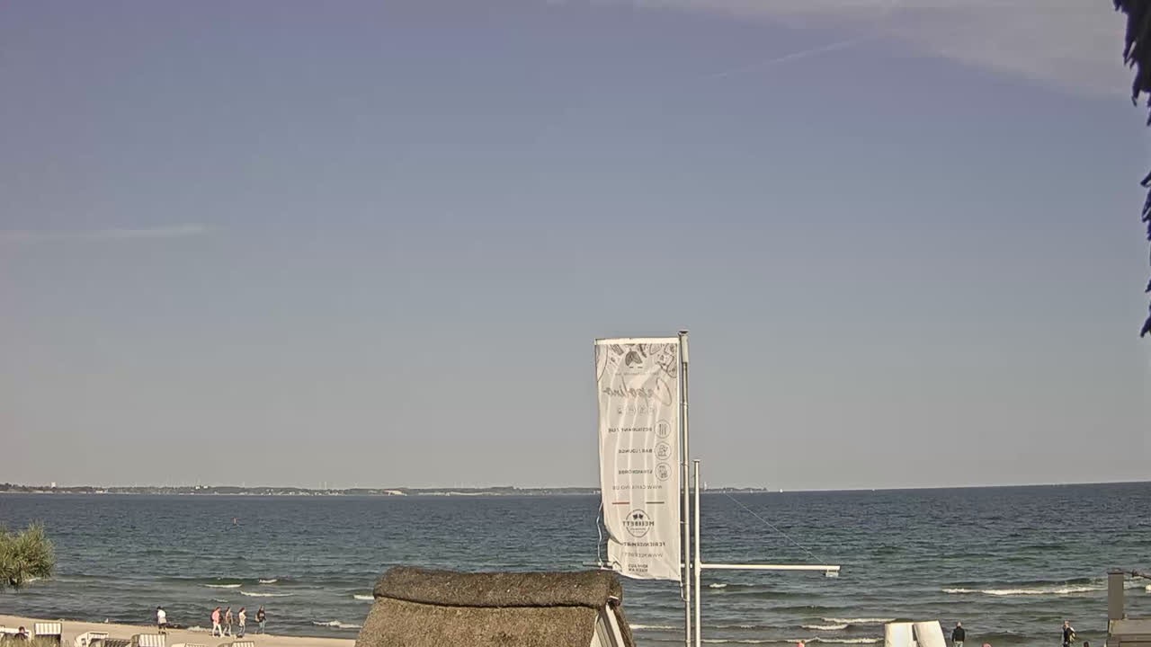 Archiv Foto Webcam Scharbeutz Strand: Blick vom Restaurant Capolino