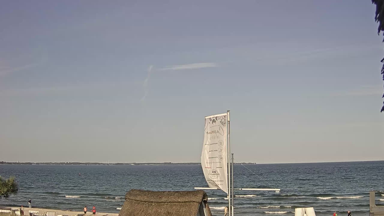 Archiv Foto Webcam Scharbeutz Strand: Blick vom Restaurant Capolino
