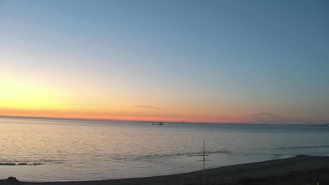 Archived image Webcam Scharbeutz: Bay of Lübeck