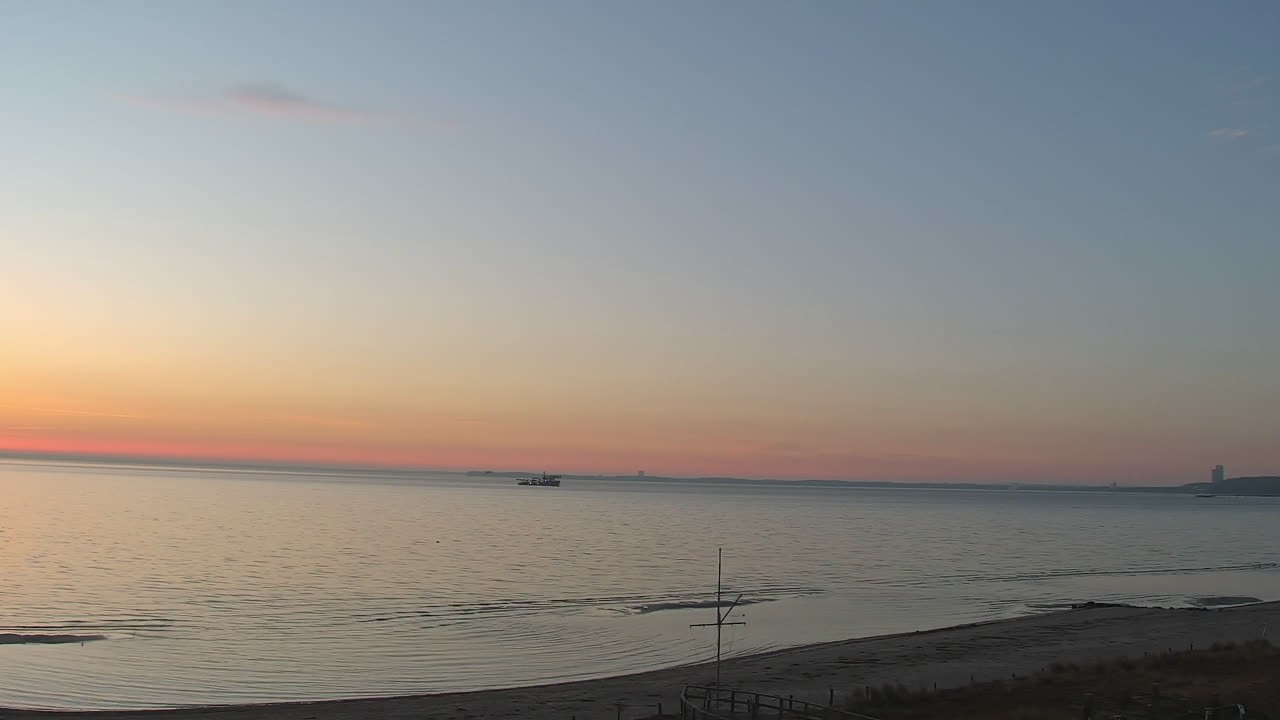 Archived image Webcam Scharbeutz: Bay of Lübeck