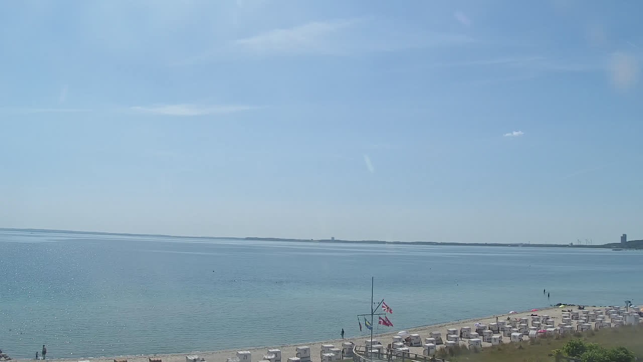 Archived image Webcam Scharbeutz: Bay of Lübeck