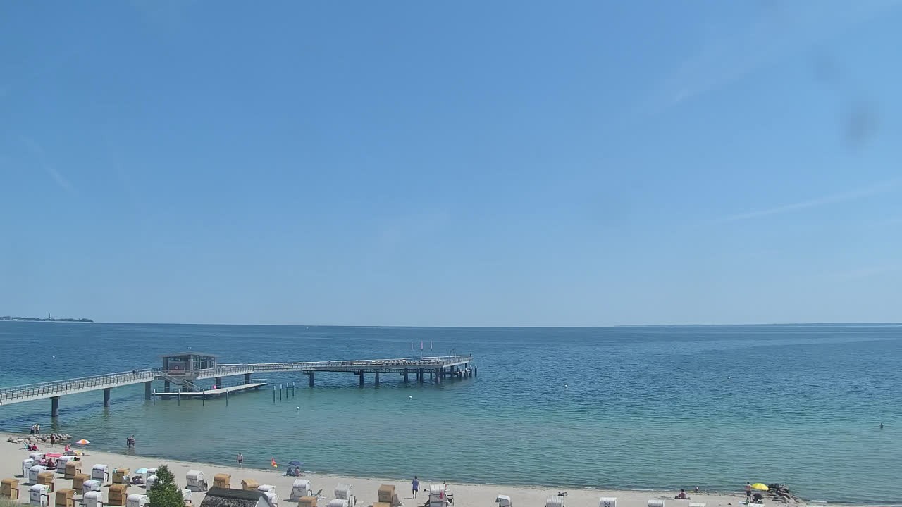 Archived image Webcam Scharbeutz: Bay of Lübeck