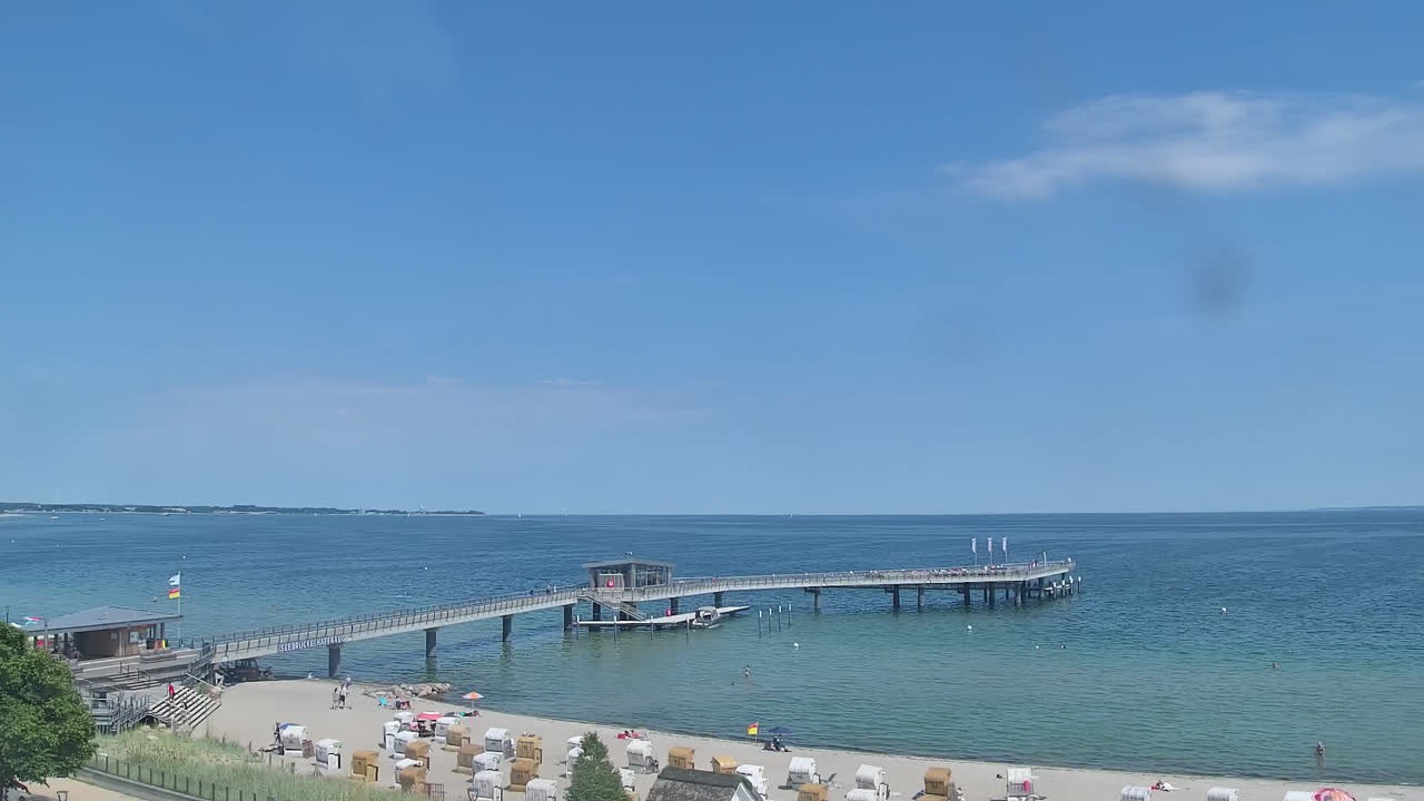 Archived image Webcam Scharbeutz: Bay of Lübeck