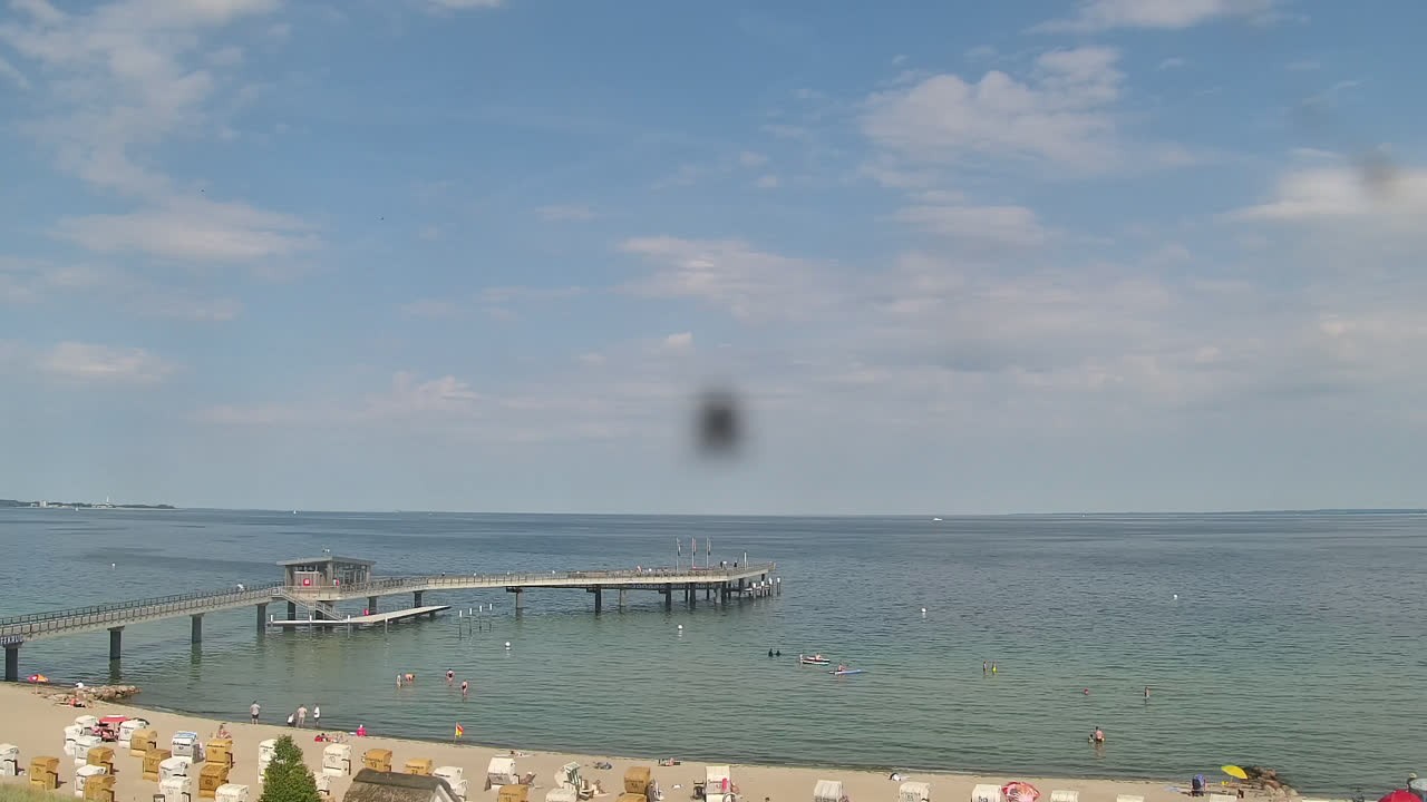 Archived image Webcam Scharbeutz: Bay of Lübeck