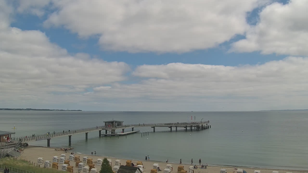 Archived image Webcam Scharbeutz: Bay of Lübeck