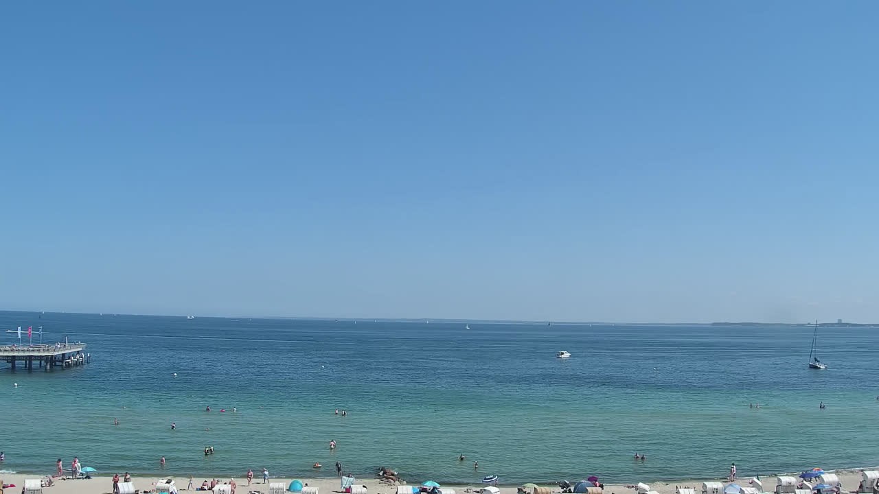 Archiv Foto Webcam Scharbeutz: Lübecker Bucht