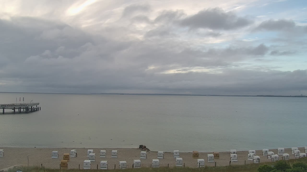 Archived image Webcam Scharbeutz: Bay of Lübeck