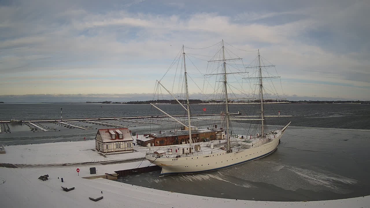 Archiv Foto Webcam Stralsund am Yachthafen