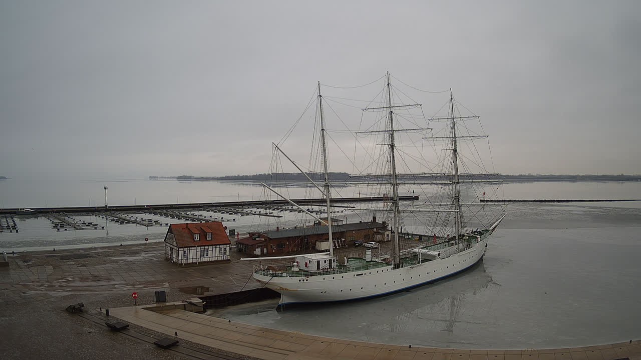 Archiv Foto Webcam Stralsund am Yachthafen