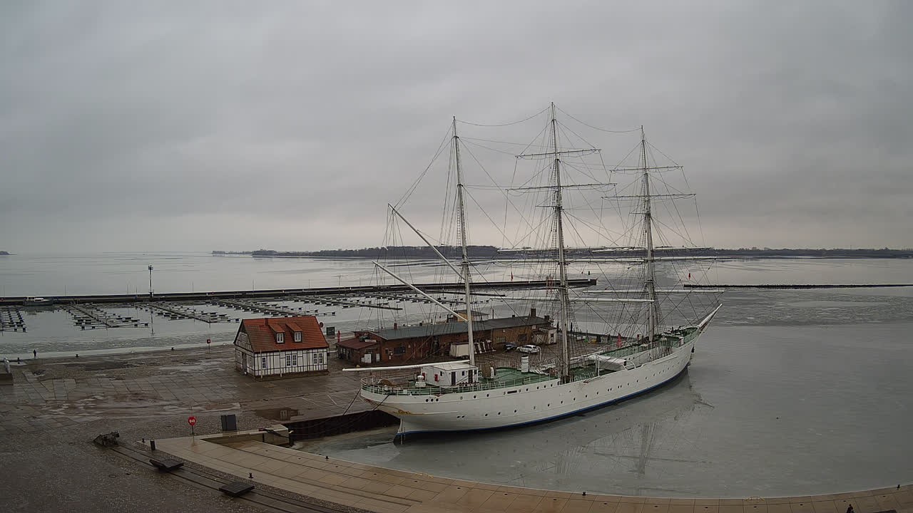 Archiv Foto Webcam Stralsund am Yachthafen