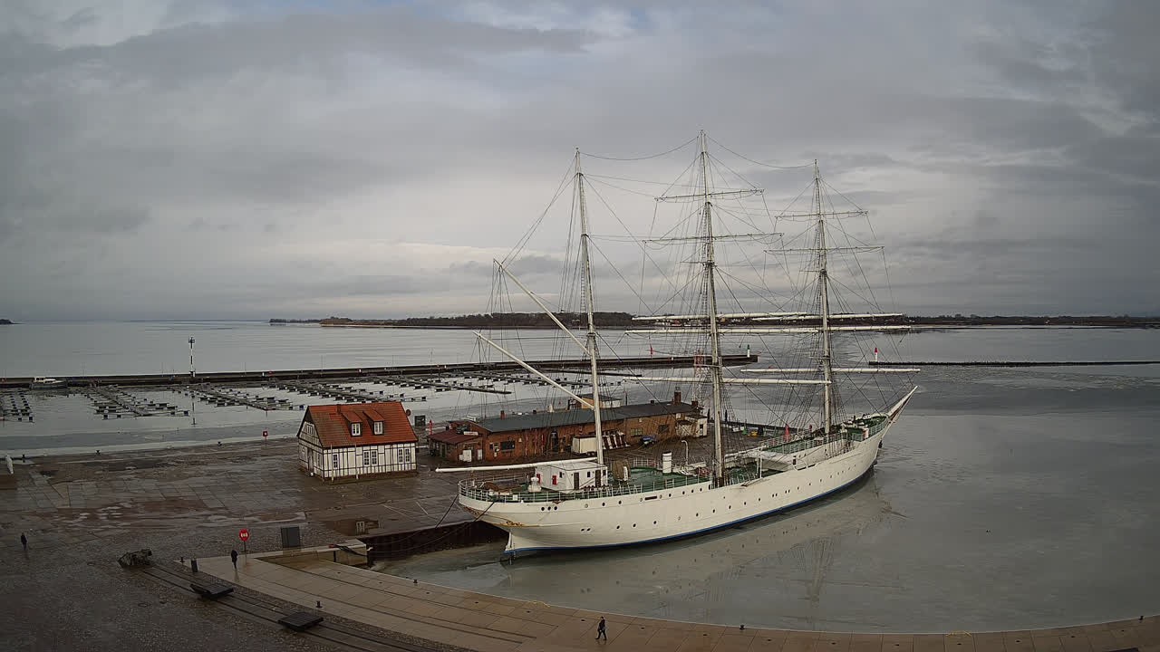 Archiv Foto Webcam Stralsund am Yachthafen