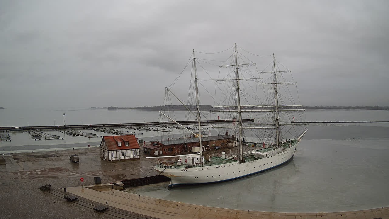 Archiv Foto Webcam Stralsund am Yachthafen