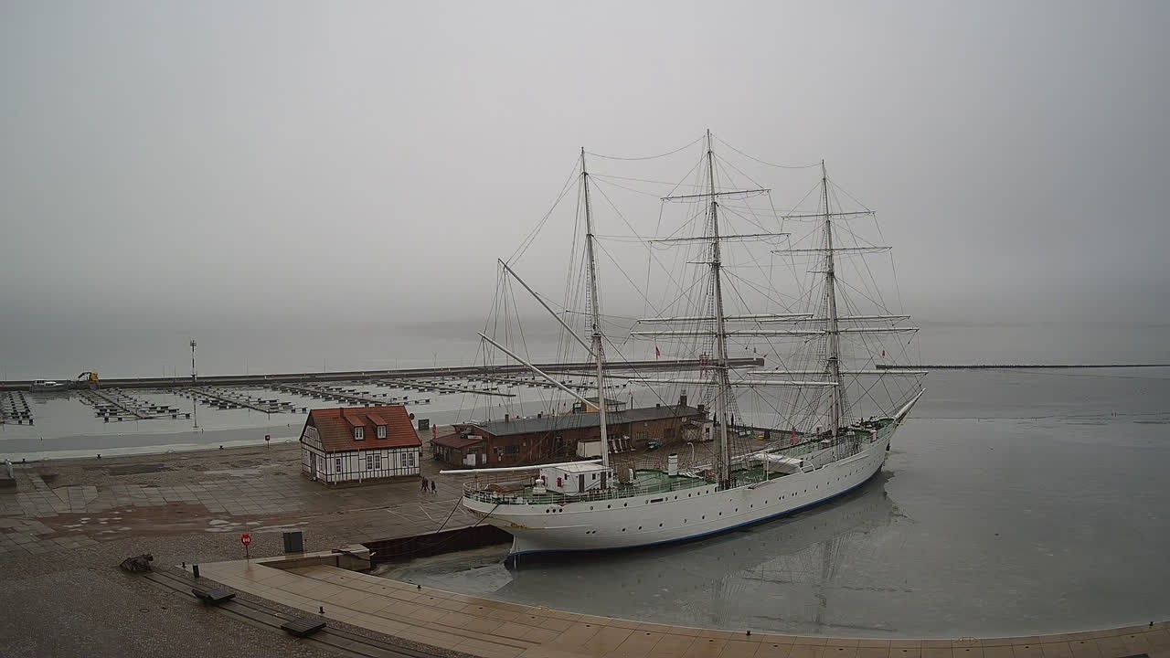 Archiv Foto Webcam Stralsund am Yachthafen