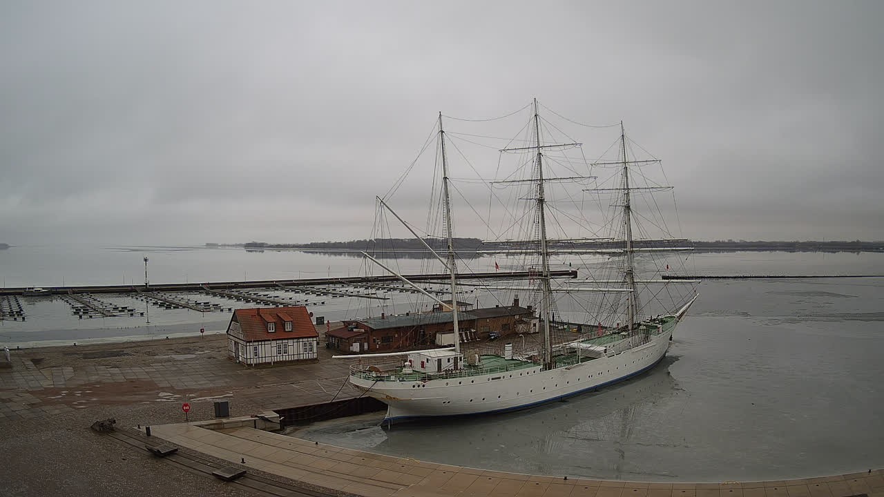 Archiv Foto Webcam Stralsund am Yachthafen