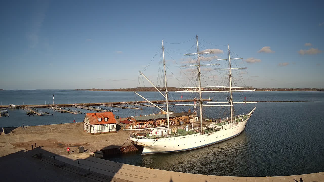 Archiv Foto Webcam Stralsund am Yachthafen