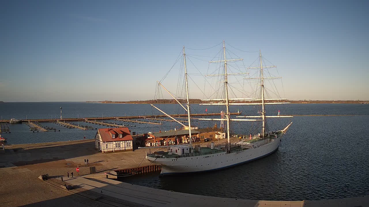Archiv Foto Webcam Stralsund am Yachthafen