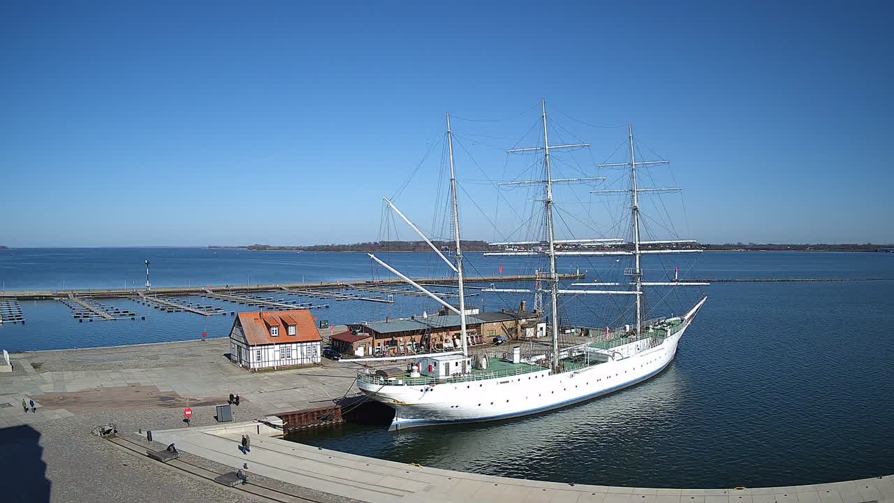 Archiv Foto Webcam Stralsund am Yachthafen