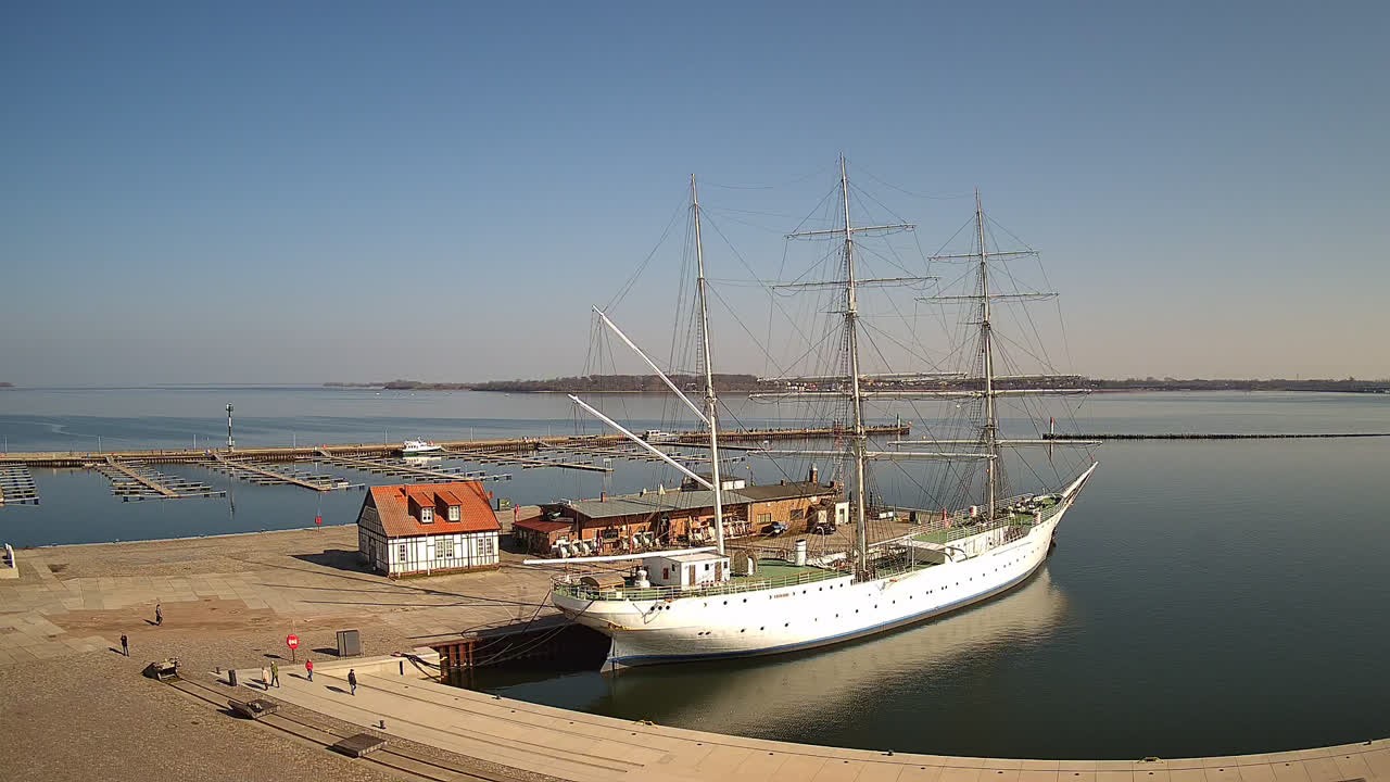 Archiv Foto Webcam Stralsund am Yachthafen