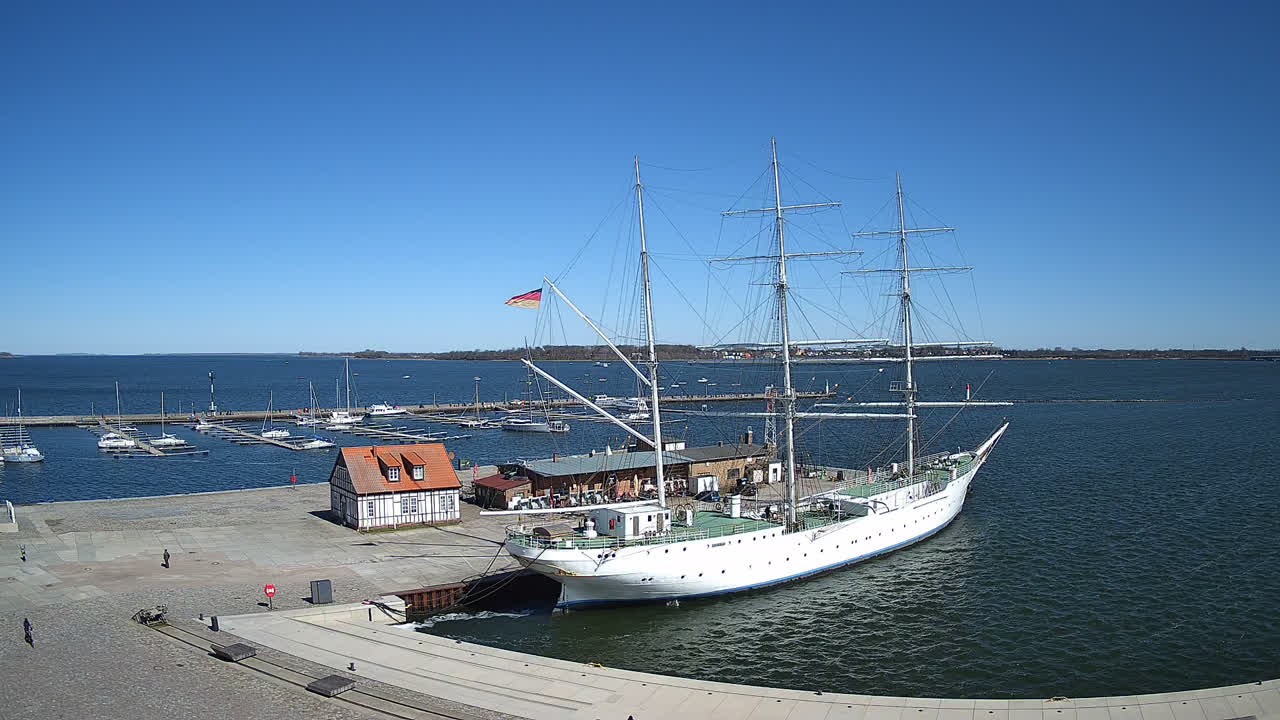Archiv Foto Webcam Stralsund am Yachthafen