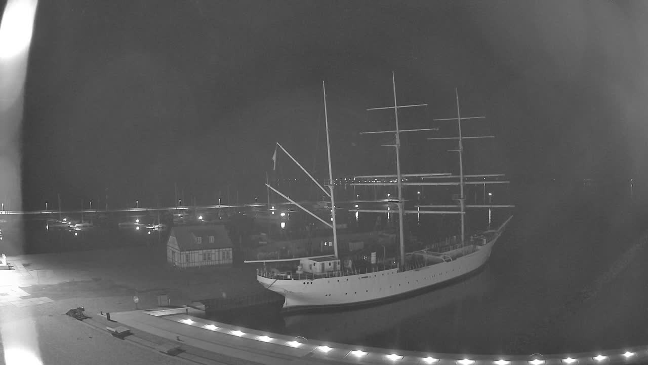 Archived image Webcam Stralsund at the yacht harbour