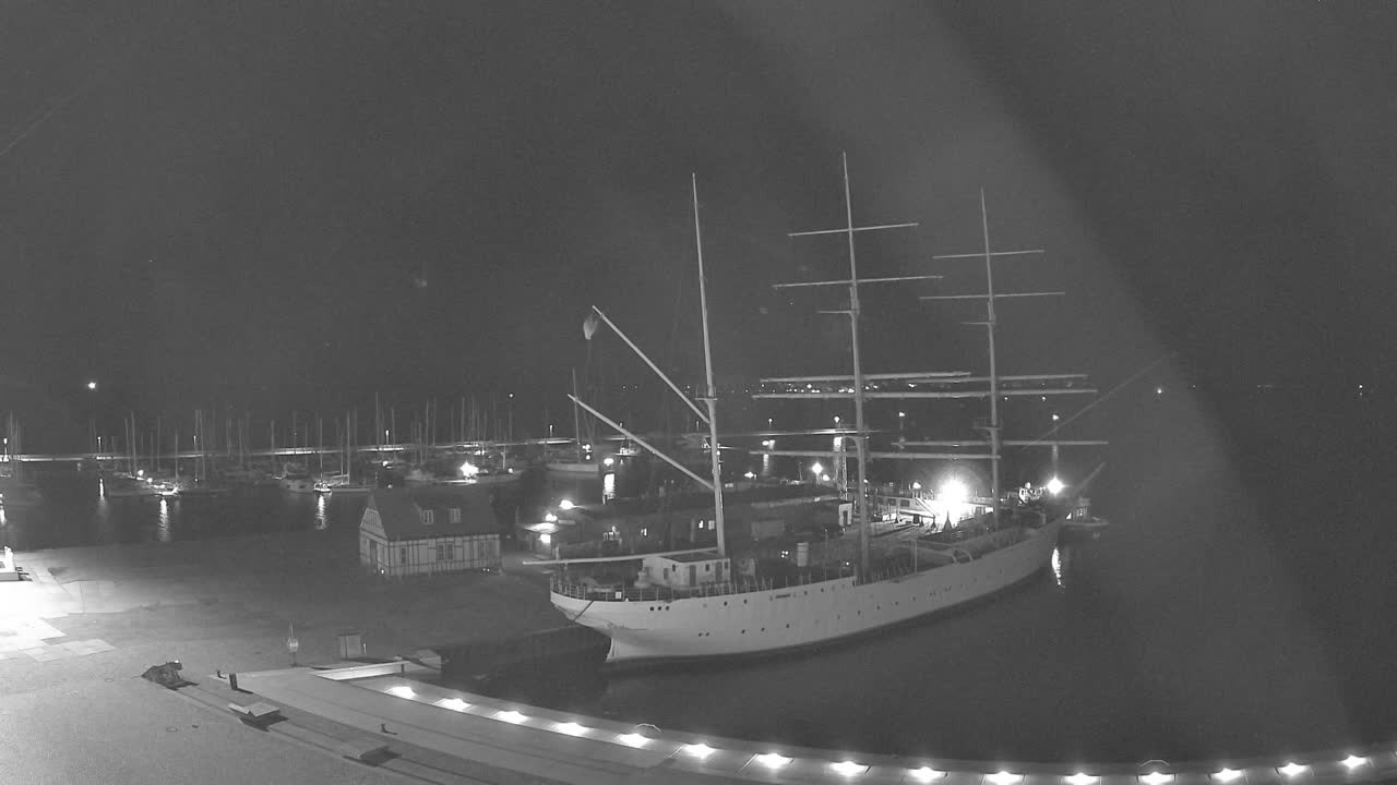 Archiv Foto Webcam Stralsund am Yachthafen