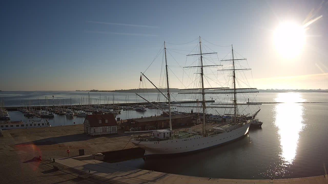 Archiv Foto Webcam Stralsund am Yachthafen
