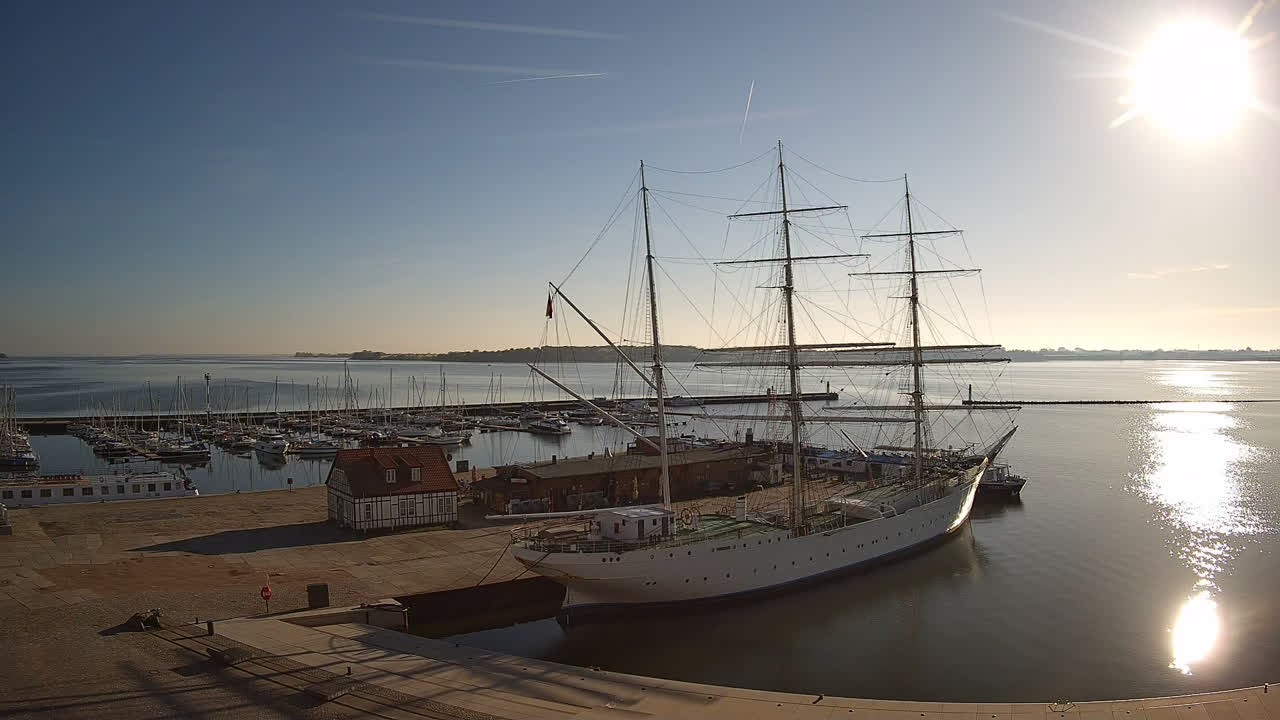 Archiv Foto Webcam Stralsund am Yachthafen