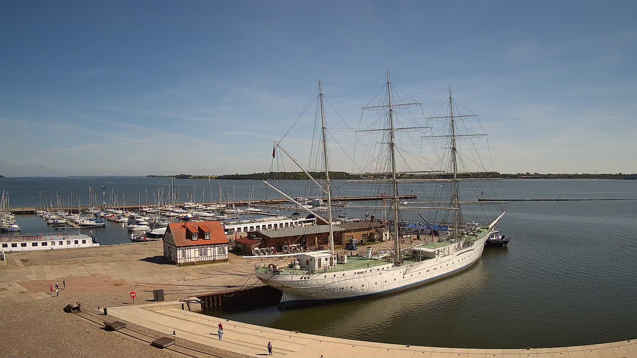 Archiv Foto Webcam Stralsund am Yachthafen