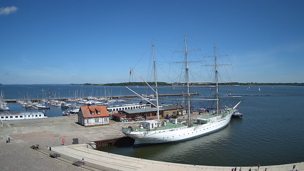 Archiv Foto Webcam Stralsund am Yachthafen