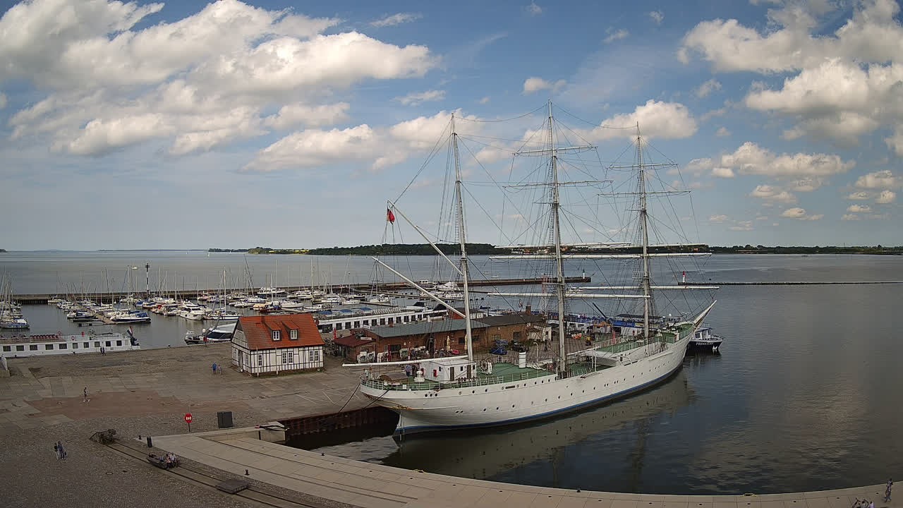 Archiv Foto Webcam Stralsund am Yachthafen