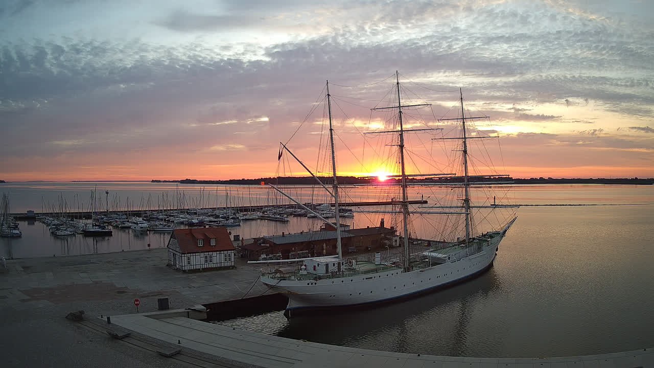 Archiv Foto Webcam Stralsund am Yachthafen