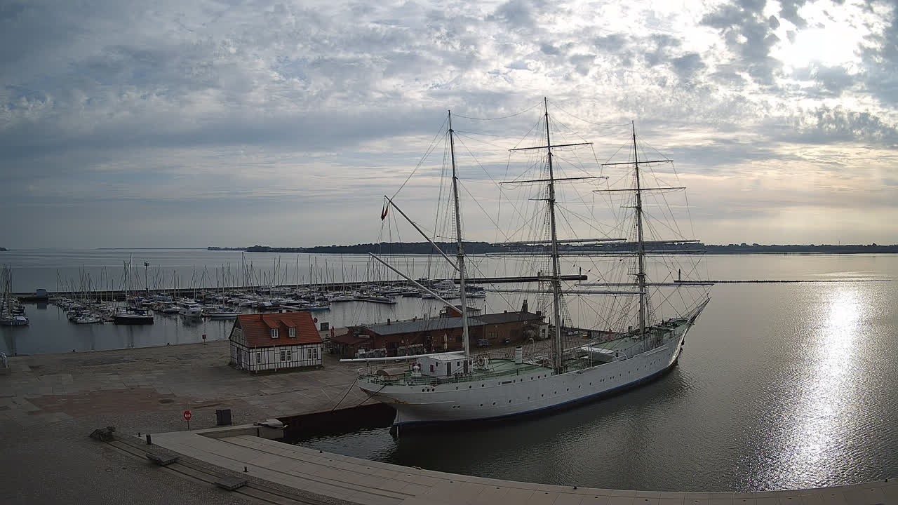 Archiv Foto Webcam Stralsund am Yachthafen