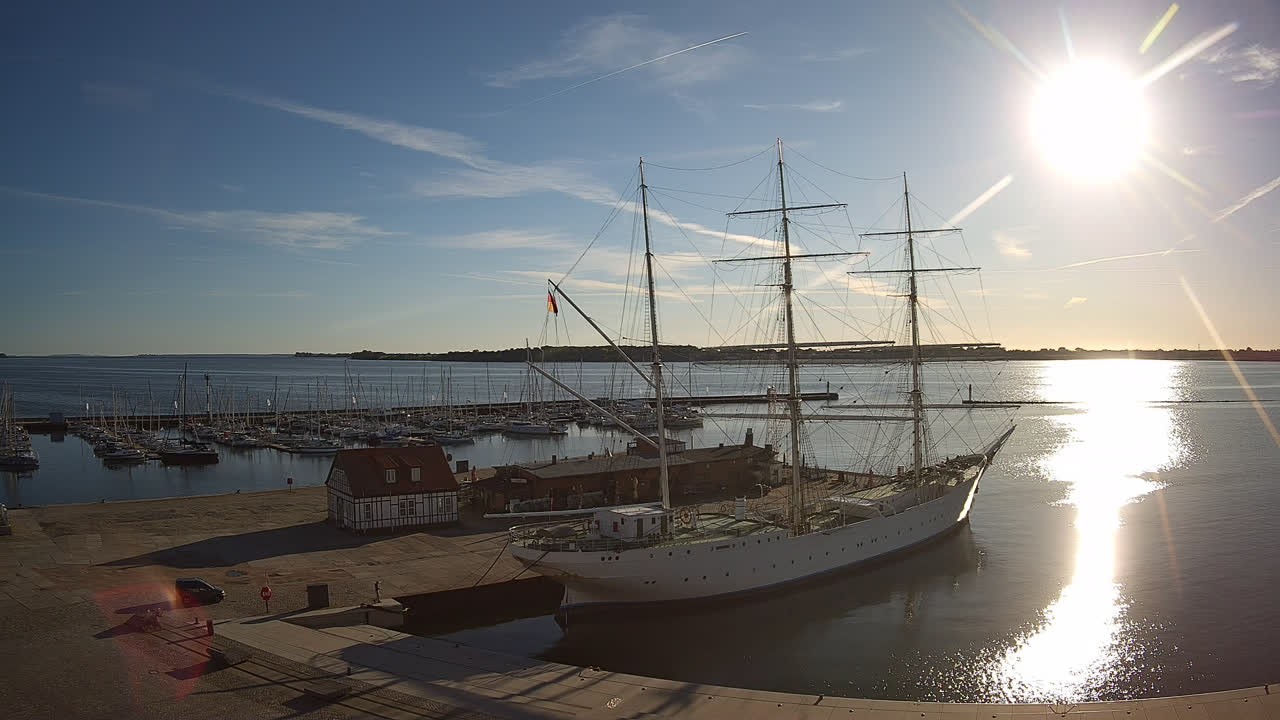 Archiv Foto Webcam Stralsund am Yachthafen