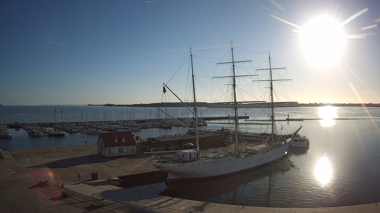 Archiv Foto Webcam Stralsund am Yachthafen