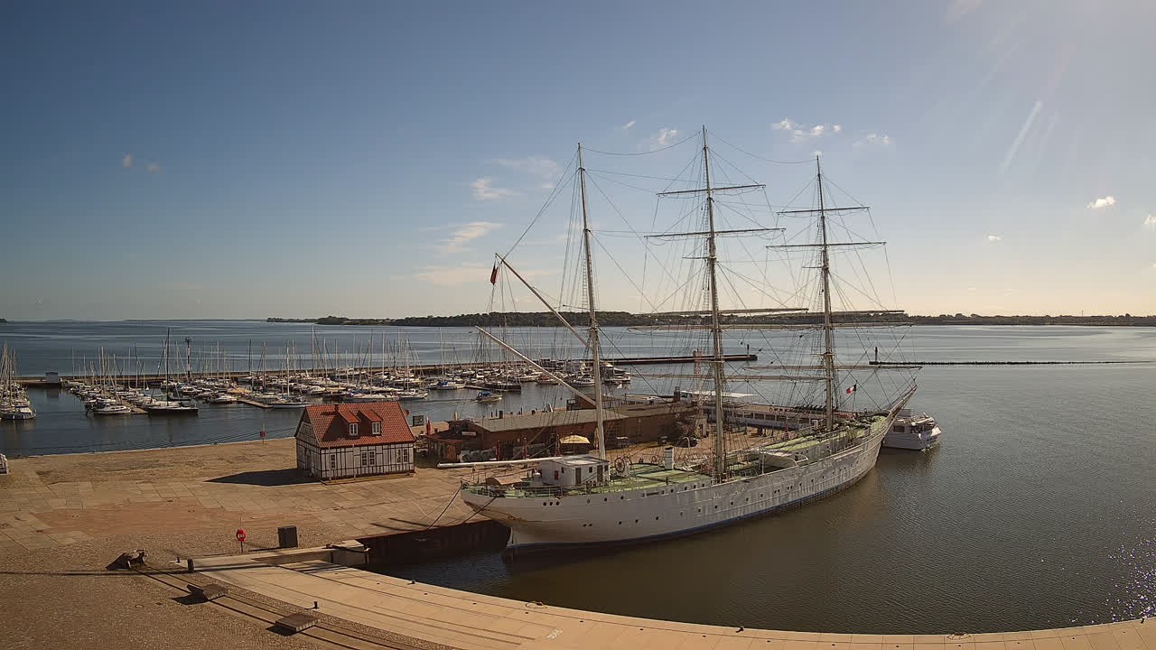 Archiv Foto Webcam Stralsund am Yachthafen