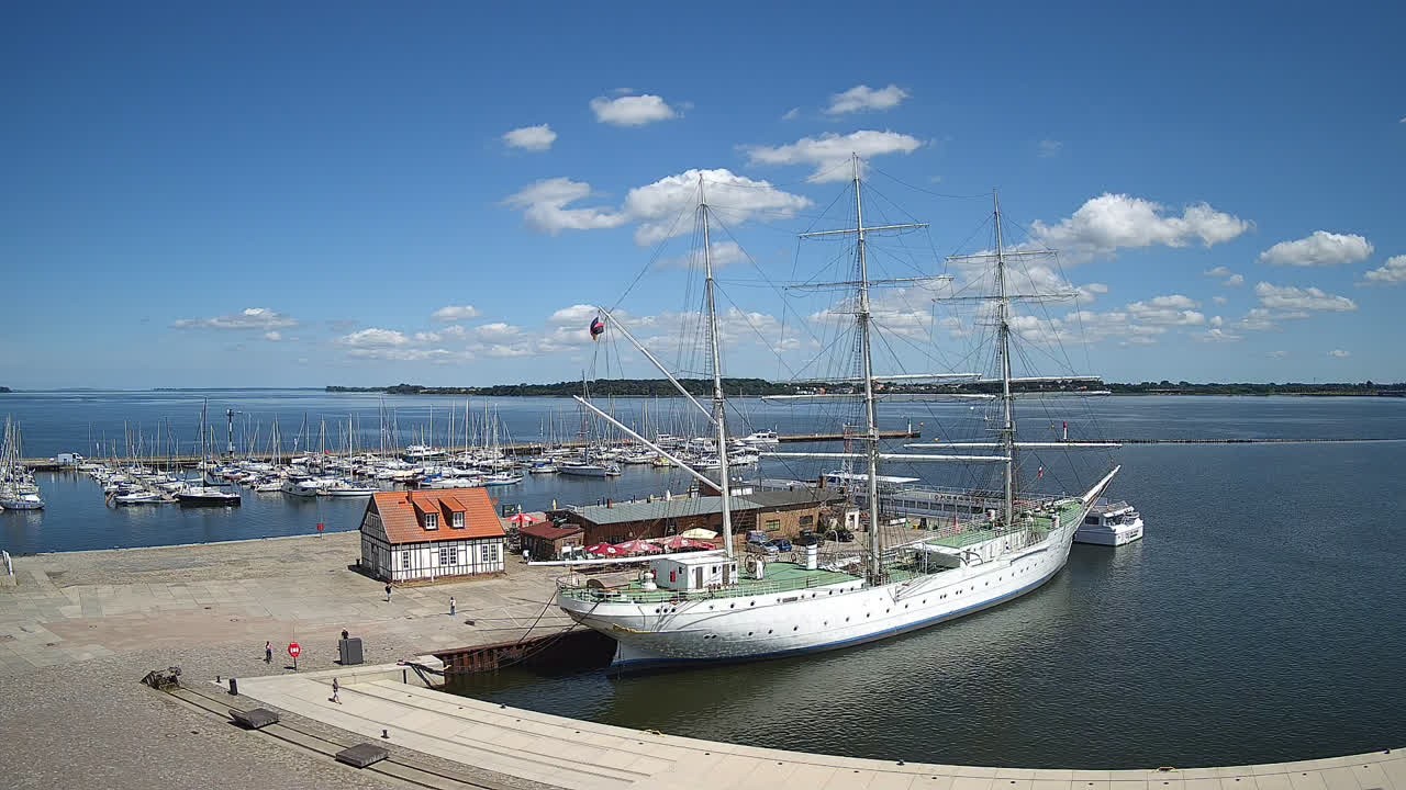 Archiv Foto Webcam Stralsund am Yachthafen
