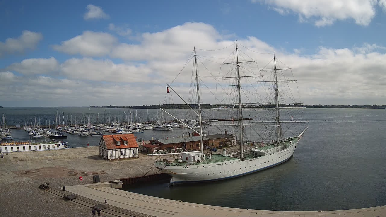 Archiv Foto Webcam Stralsund am Yachthafen