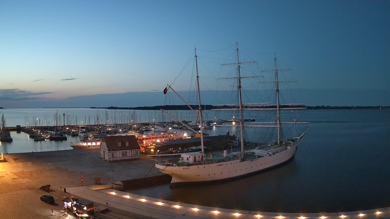 Archiv Foto Webcam Stralsund am Yachthafen
