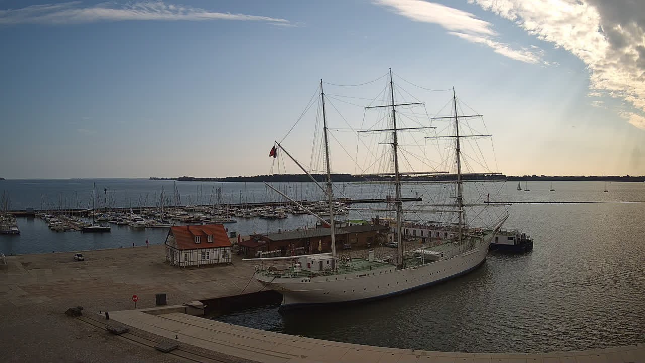 Archiv Foto Webcam Stralsund am Yachthafen