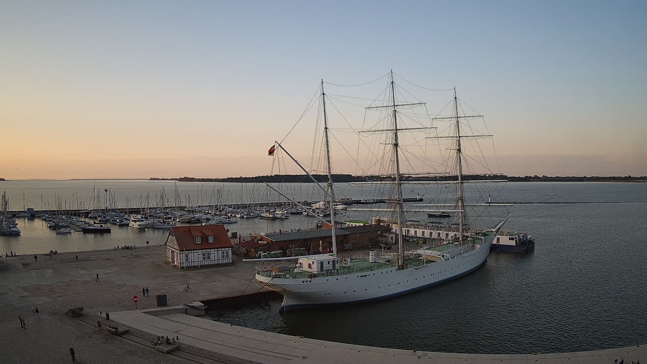 Archiv Foto Webcam Stralsund am Yachthafen