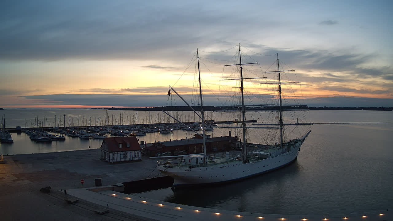 Archiv Foto Webcam Stralsund am Yachthafen