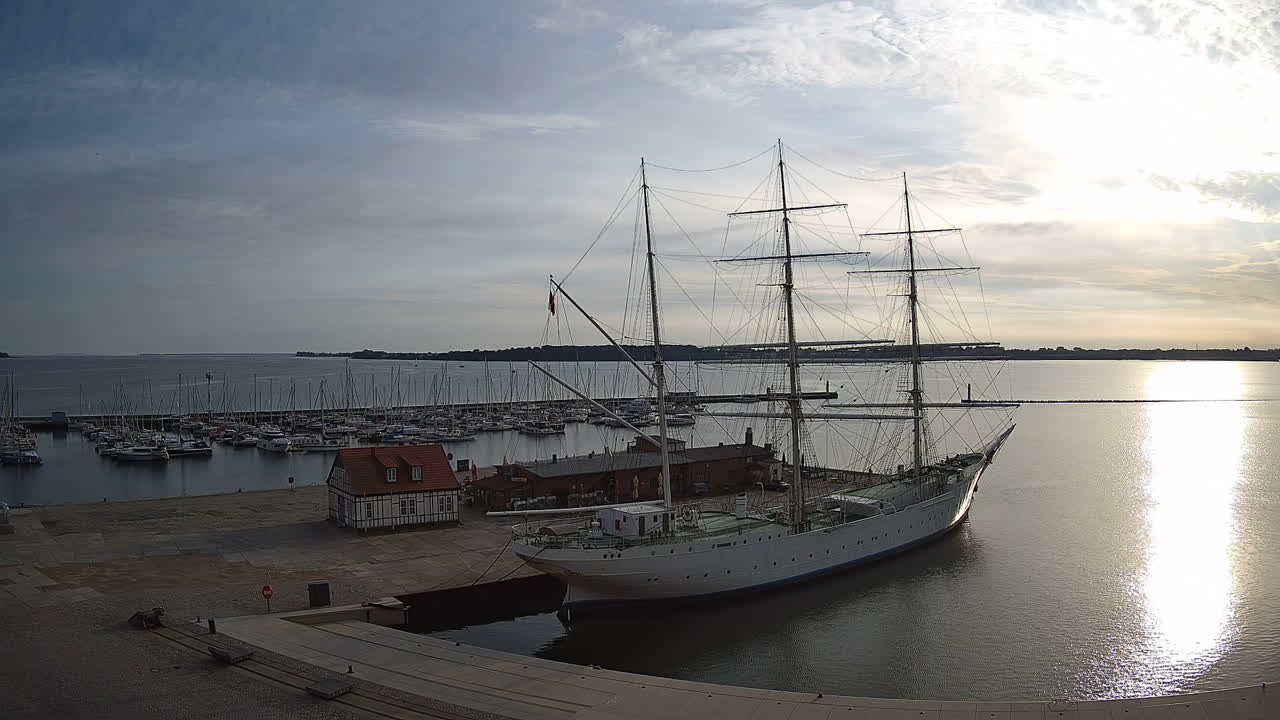 Archiv Foto Webcam Stralsund am Yachthafen