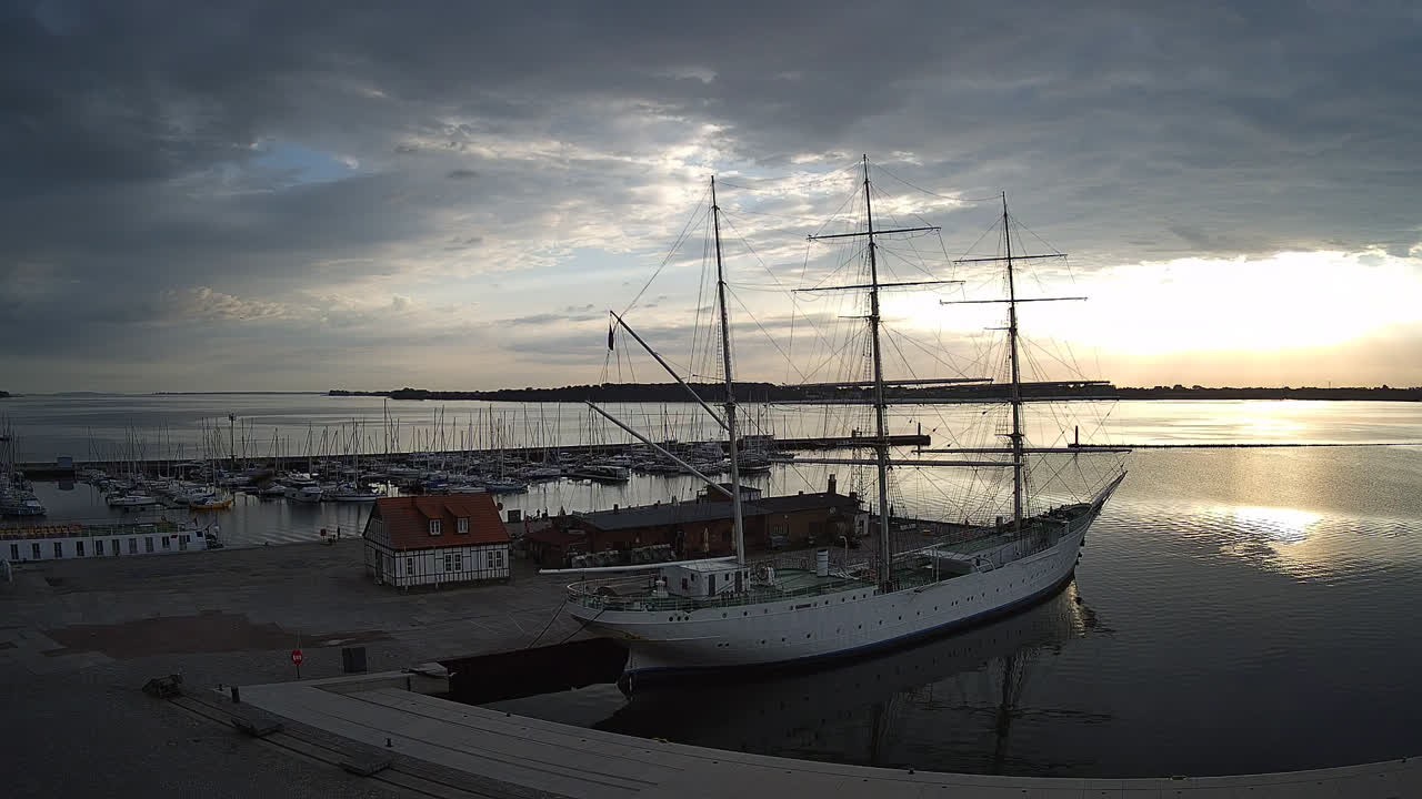 Archiv Foto Webcam Stralsund am Yachthafen