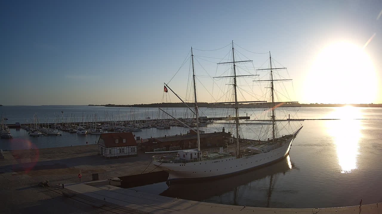 Archiv Foto Webcam Stralsund am Yachthafen