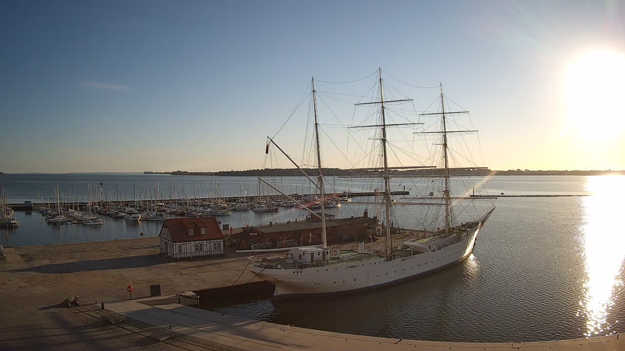 Archiv Foto Webcam Stralsund am Yachthafen