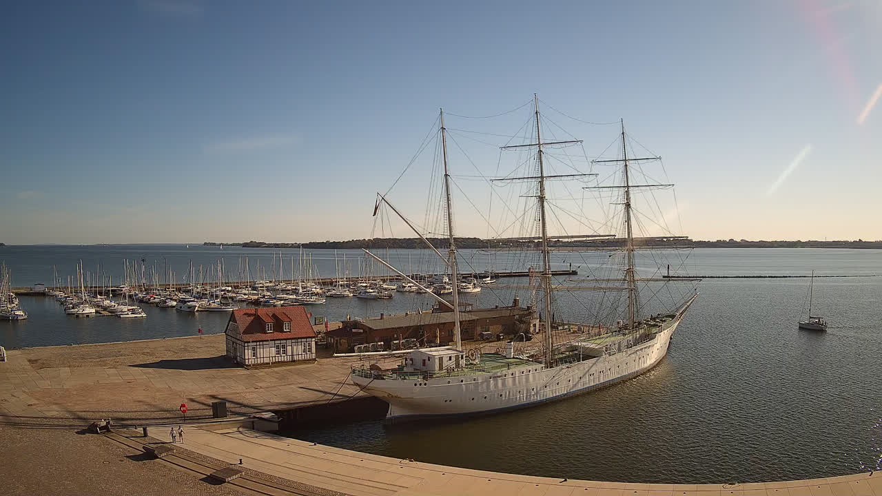 Archiv Foto Webcam Stralsund am Yachthafen
